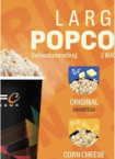 Extra large popcorn 1Pc + Soft Drink 44 Oz 2 Cup